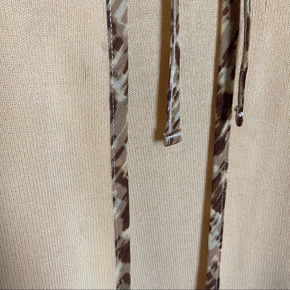 Villager A Liz Claiborne Co 1-Piece Sweater Beige Brown Sz Lrg - Picture 5 of 12